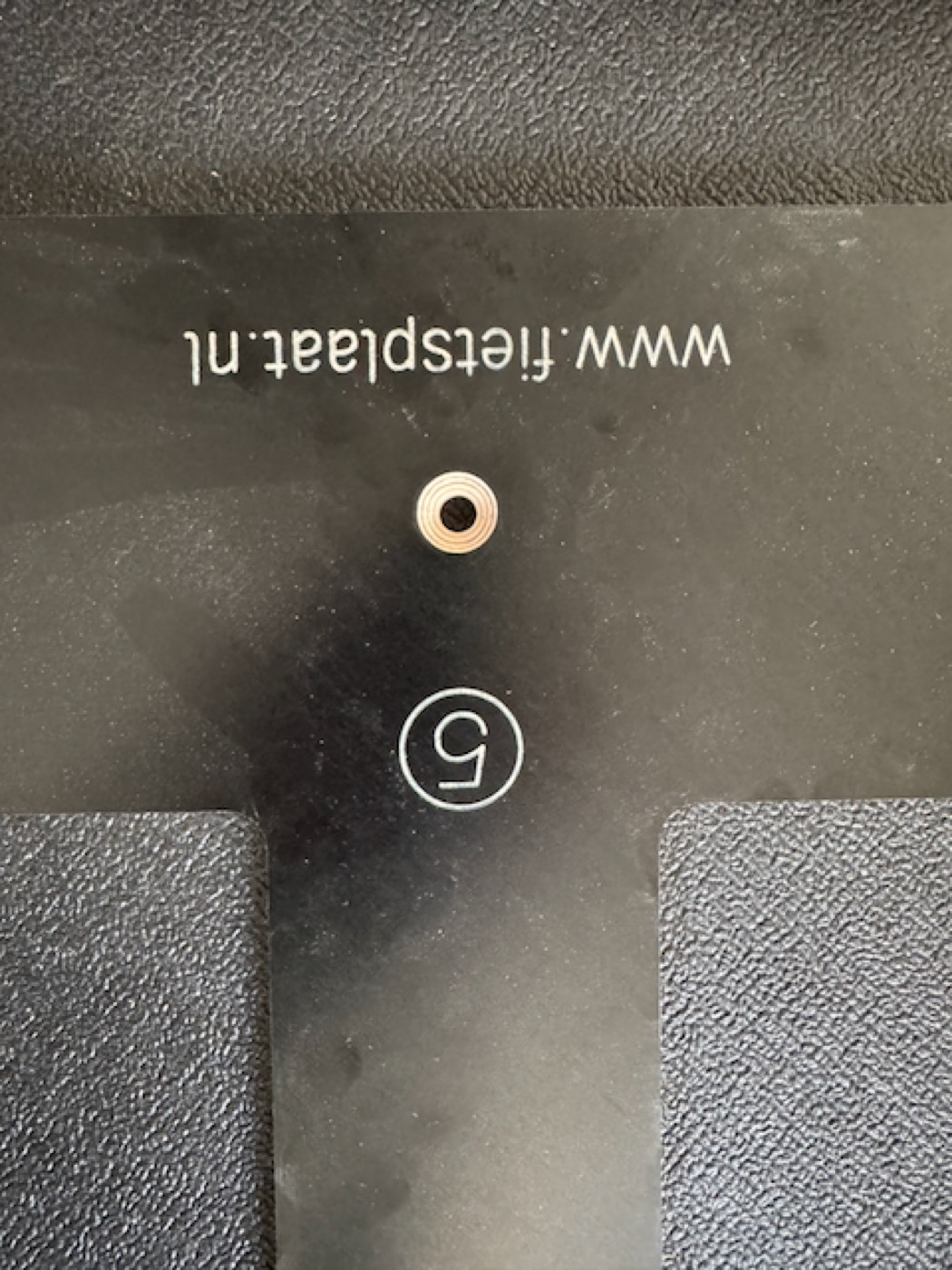 Cycleplate.nl branding on product