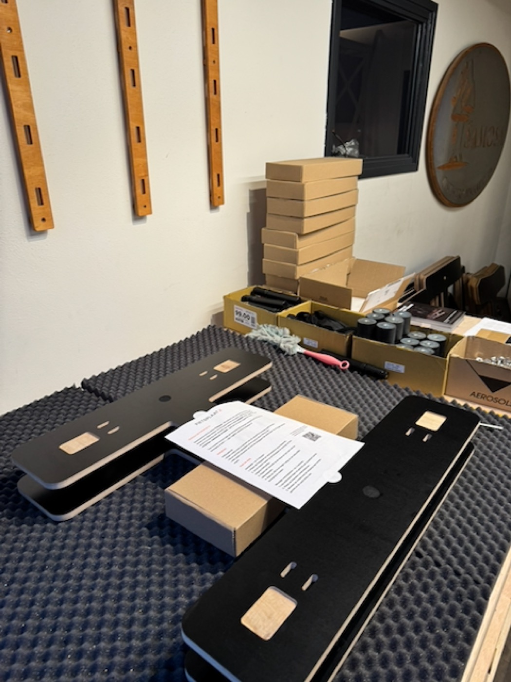 Workshop with inventory