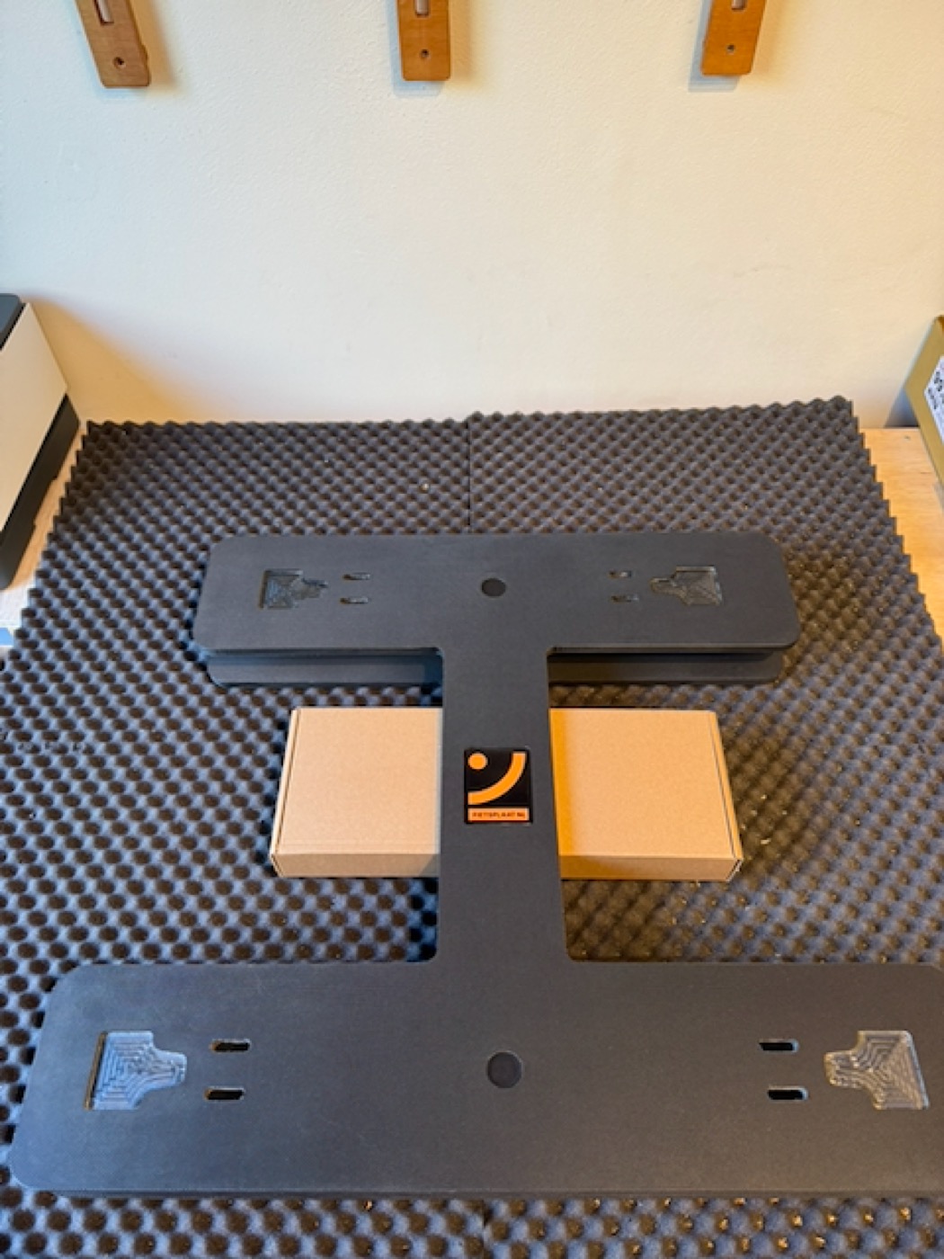 Rocker plate packed for shipping