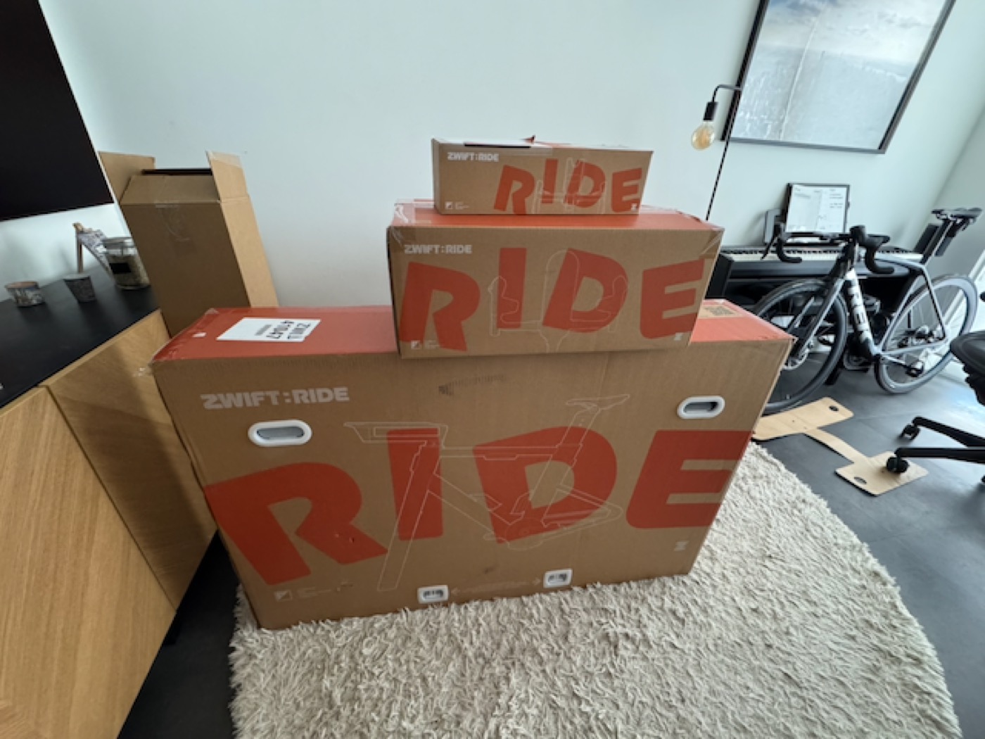 Shipping boxes ready for mail