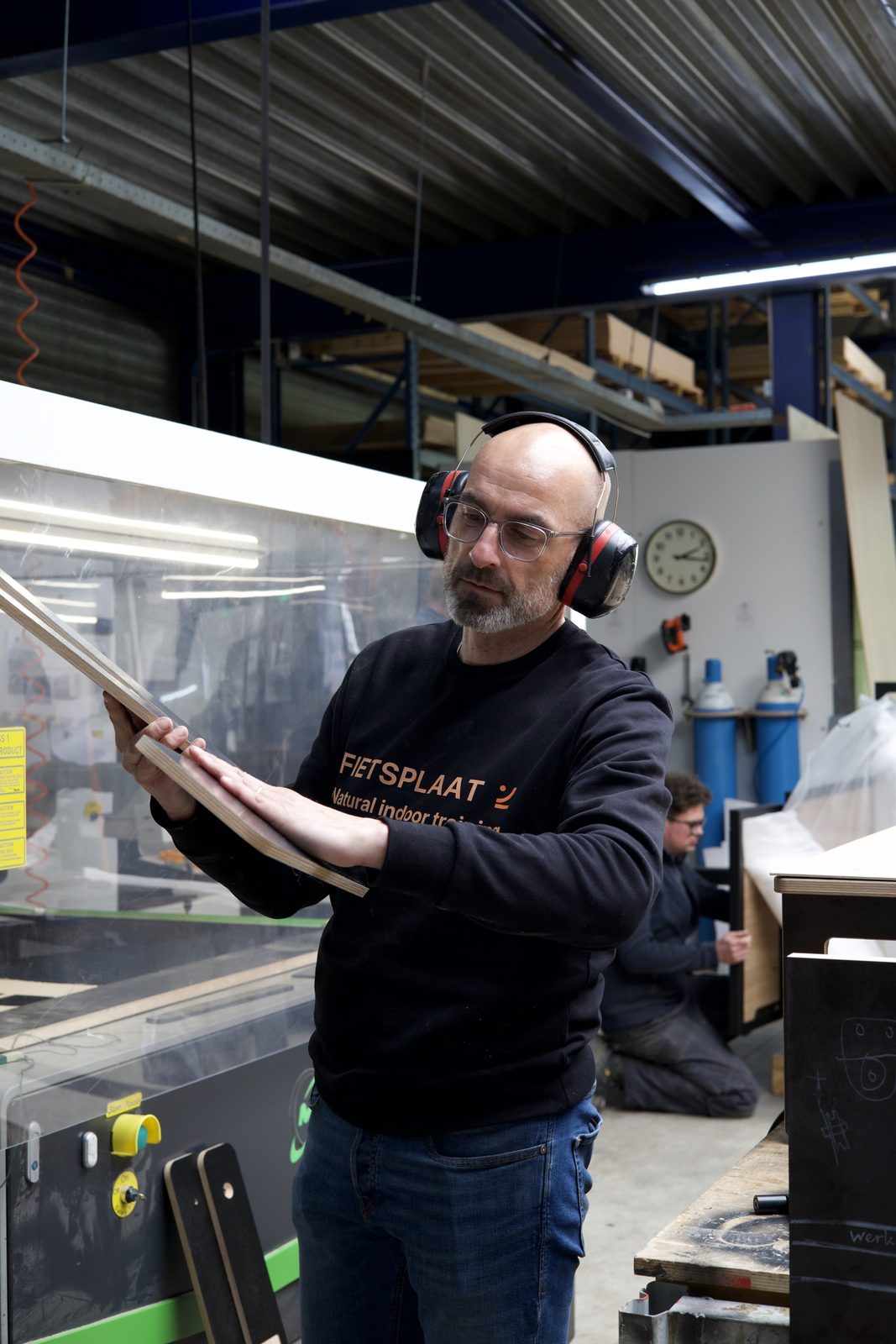 Working with material in the workshop