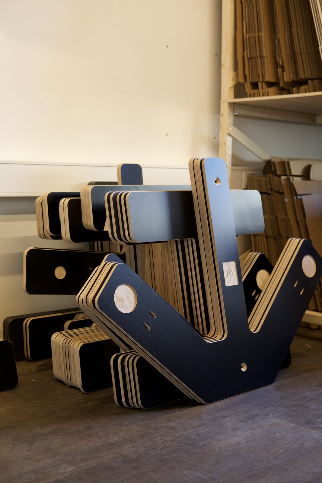 Stack of finished Cycleplate rocker plates